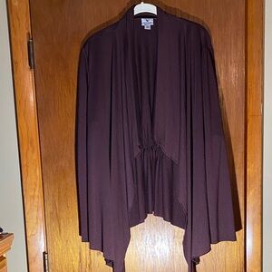 Worthington Burgundy Women's Drape Sweater❤️